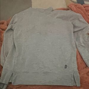 Gray Eddie Bauer Girls Sweater with Hoodie
